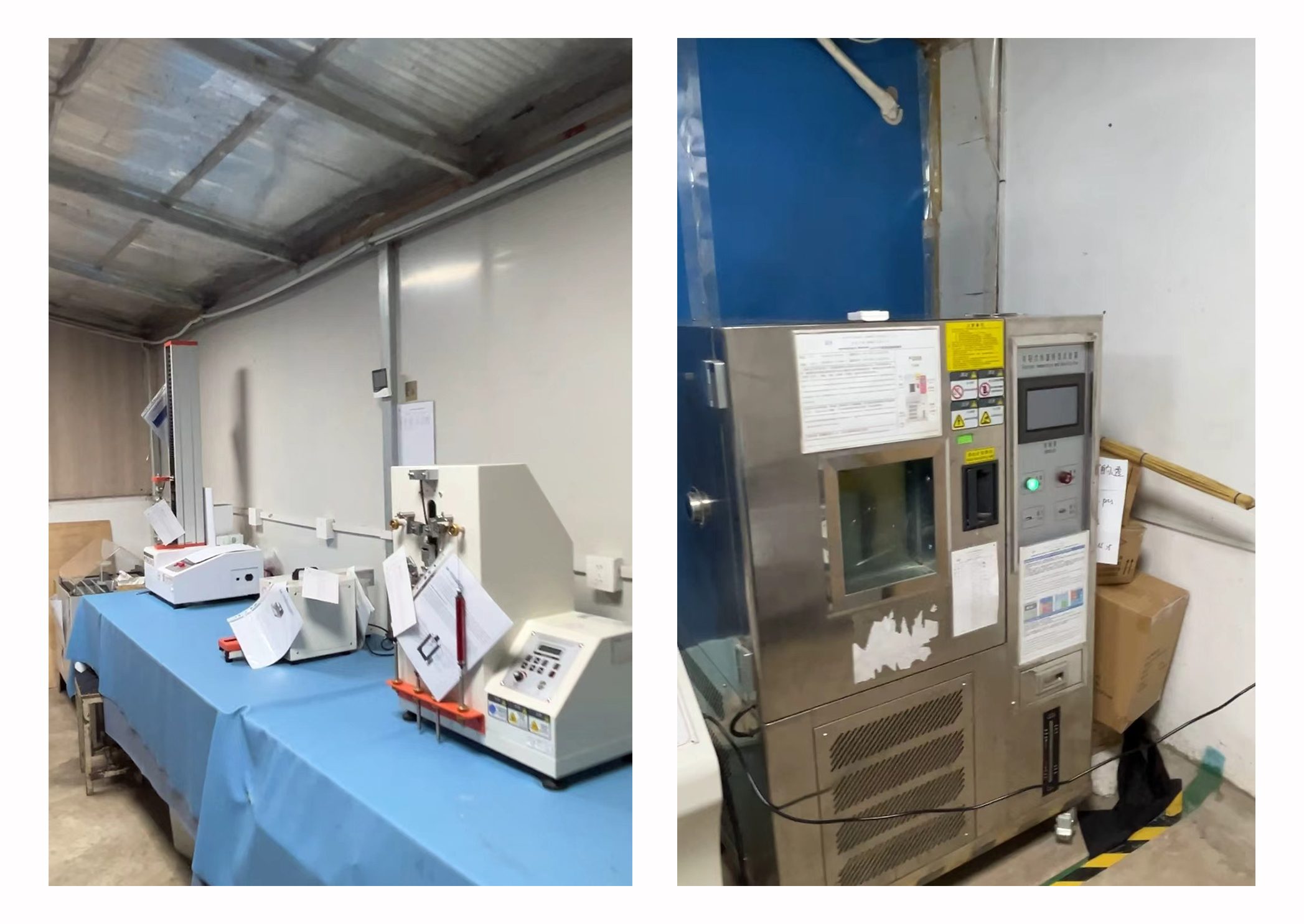 In-house Testing Equipment In-house Testing Equipment