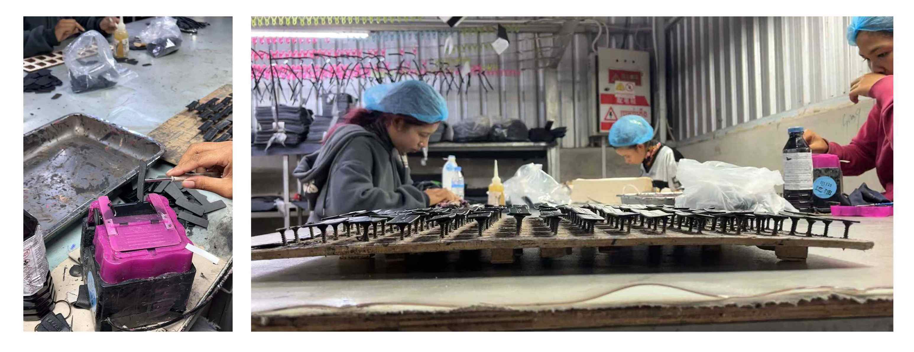 Edge Painting On Leather Labels Edge Painting On Leather Labels