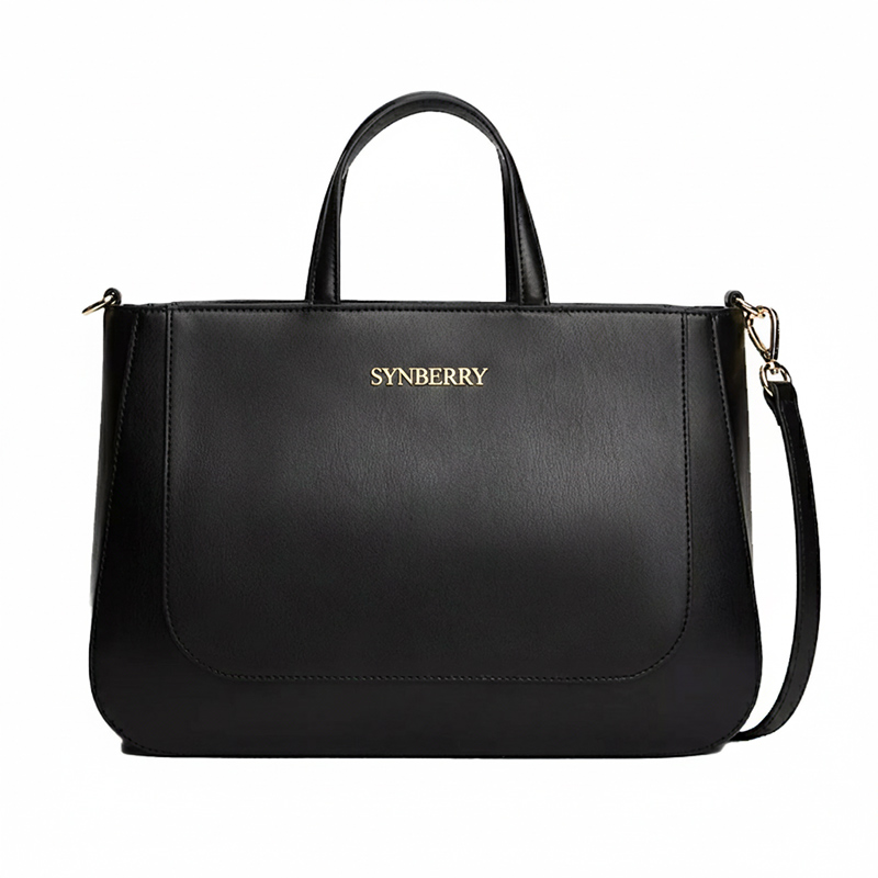 Elegante PU-Handtasche mit klarer, geschwungener Silhouette