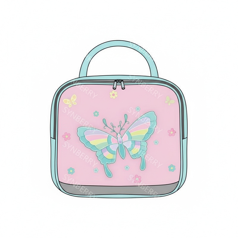 OEM Rainbow Butterfly Kids Lunch Tote